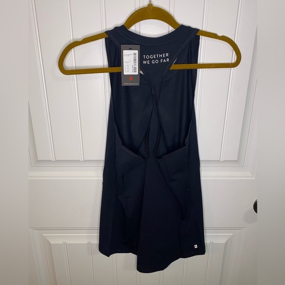 Peloton Black Twist Back Tank Top NWT - Picture 6 of 8